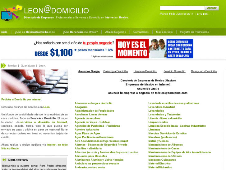 www.leonadomicilio.com