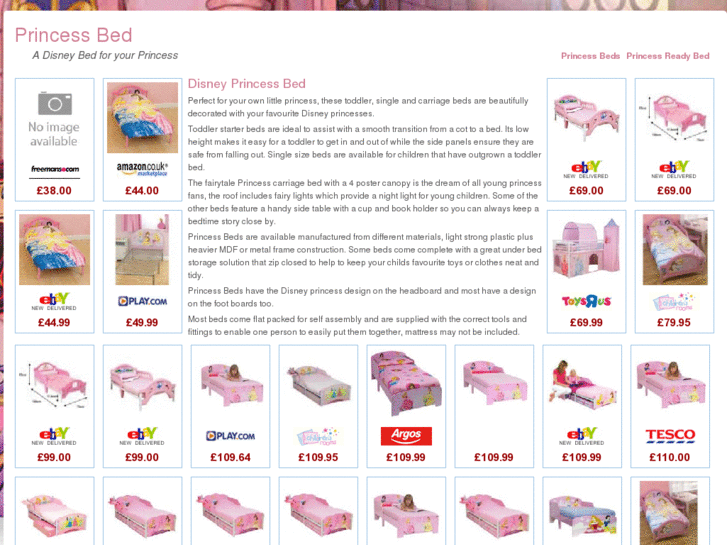 www.princessbed.co.uk