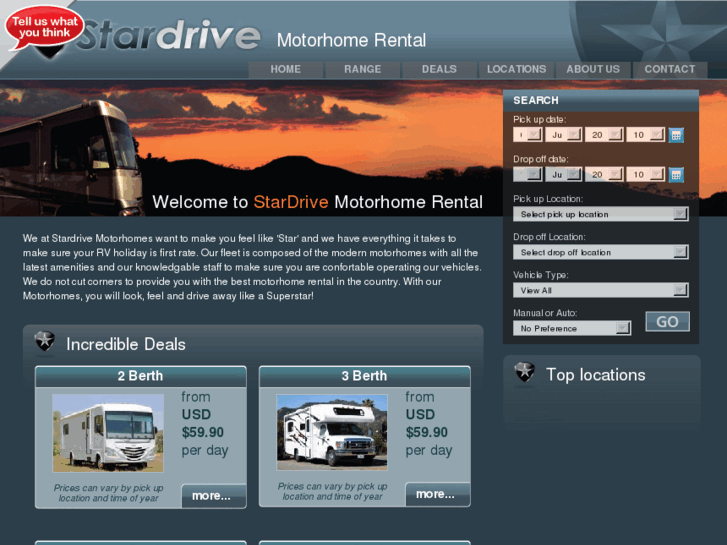 www.stardrivemotorhomes.com