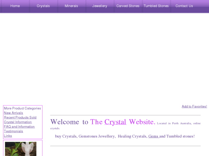 www.thecrystalwebsite.com