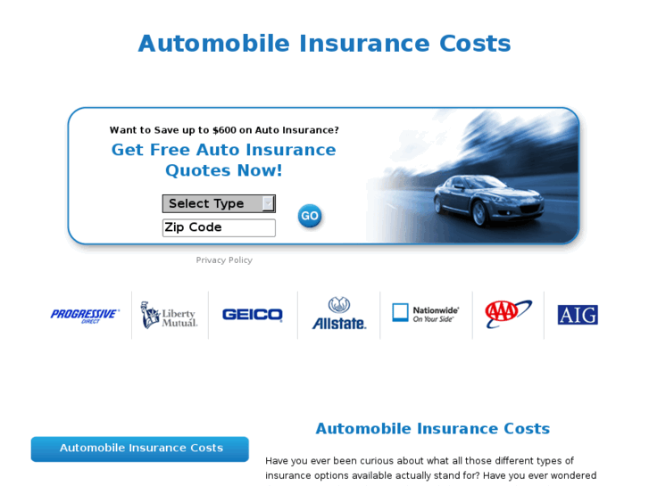 www.automobileinsurancecosts.com