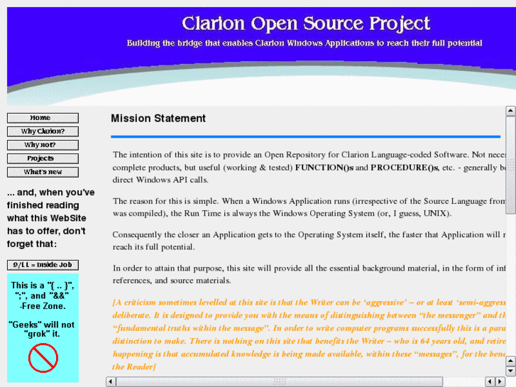 www.clarionopensource.com