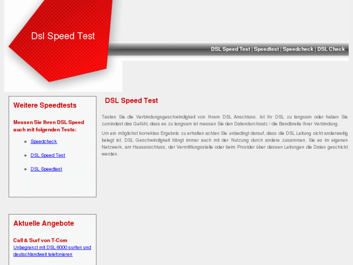 www.dsl-speed-test.org