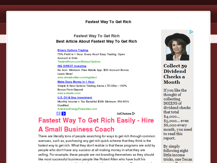 www.fastestwaytogetrich.com