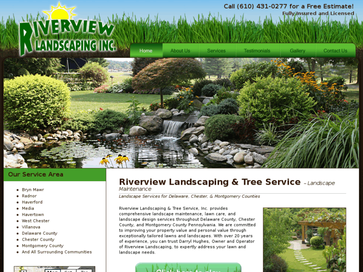 www.riverviewlandscapingandtreeservice.com