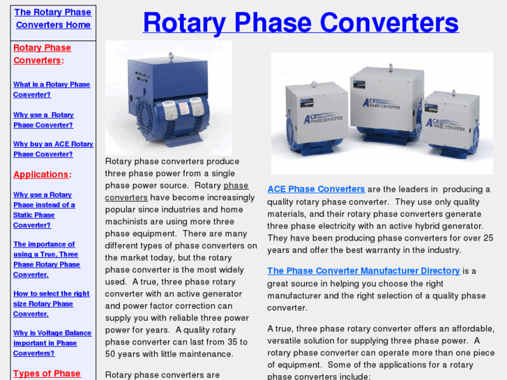 www.rotaryphaseconverter.info