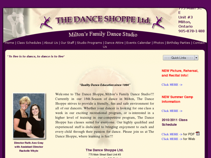 www.thedanceshoppe.com
