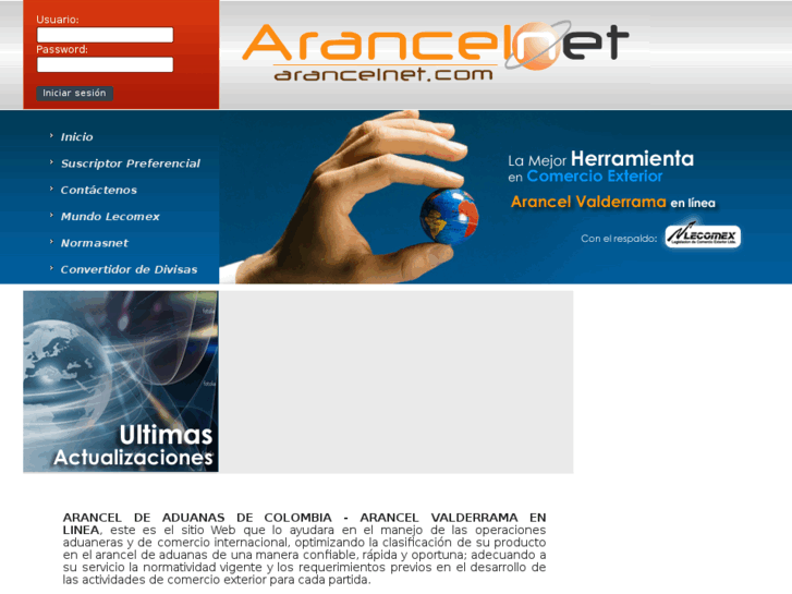 www.arancelnet.com