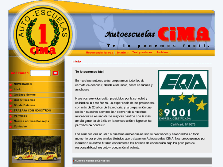 www.autoescuelascima.com