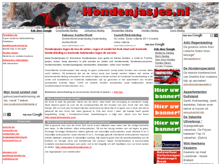 www.hondenjasjes.nl