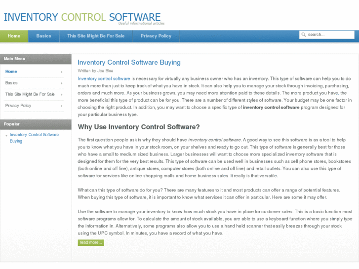 www.inventorycontrolsoftware.net