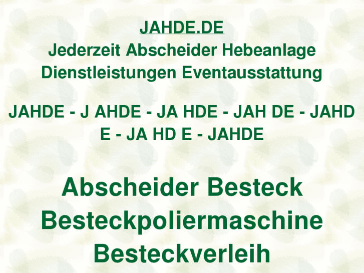 www.jahde.de