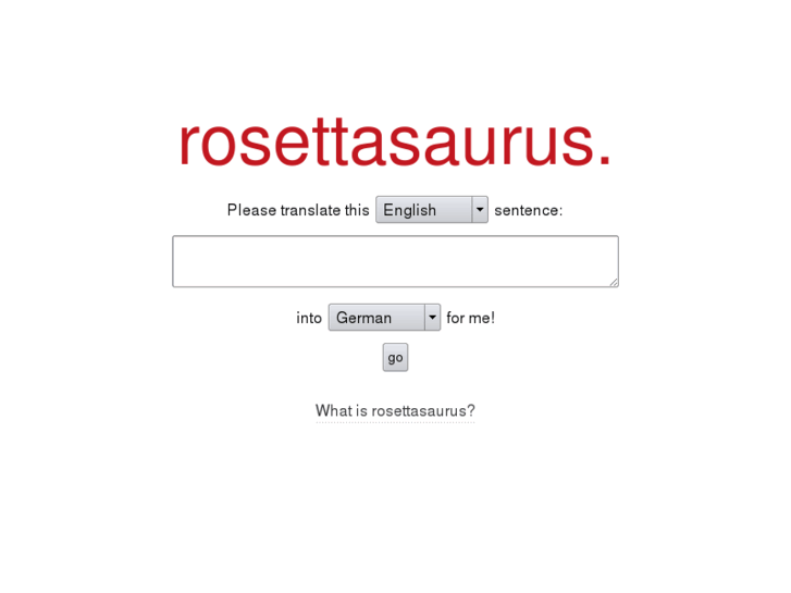 www.rosettasaurus.com