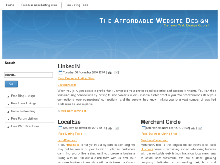 www.theaffordablewebsitedesign.com