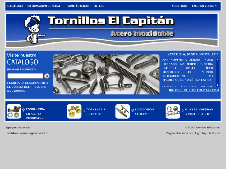 www.tornilloselcapitan.com