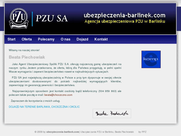 www.ubezpieczenia-barlinek.com