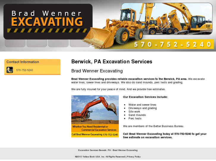 www.wennerexcavating.com