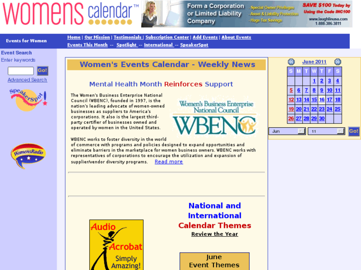 www.womenscalendar.org