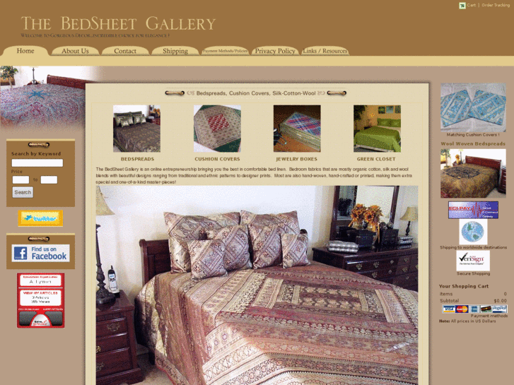 www.bedsheetgallery.com