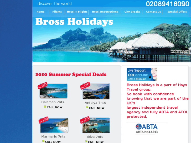 www.brossholidays.com