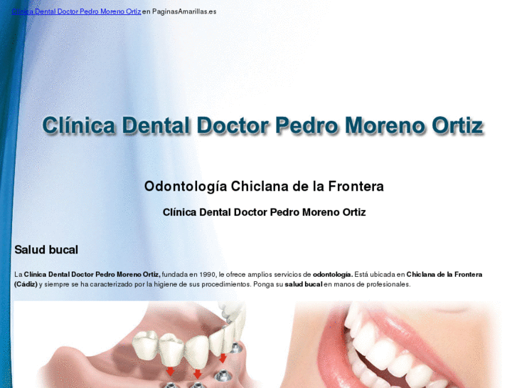 www.clinicadentaldoctorpedromorenoortiz.com