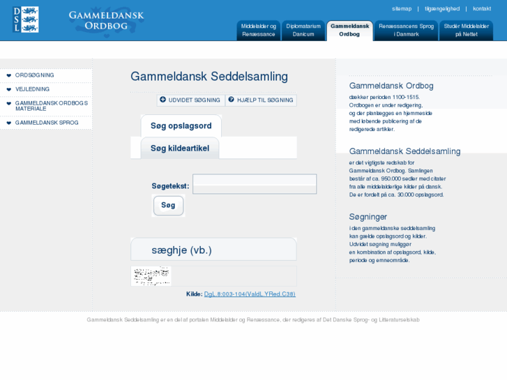 www.gammeldanskordbog.dk