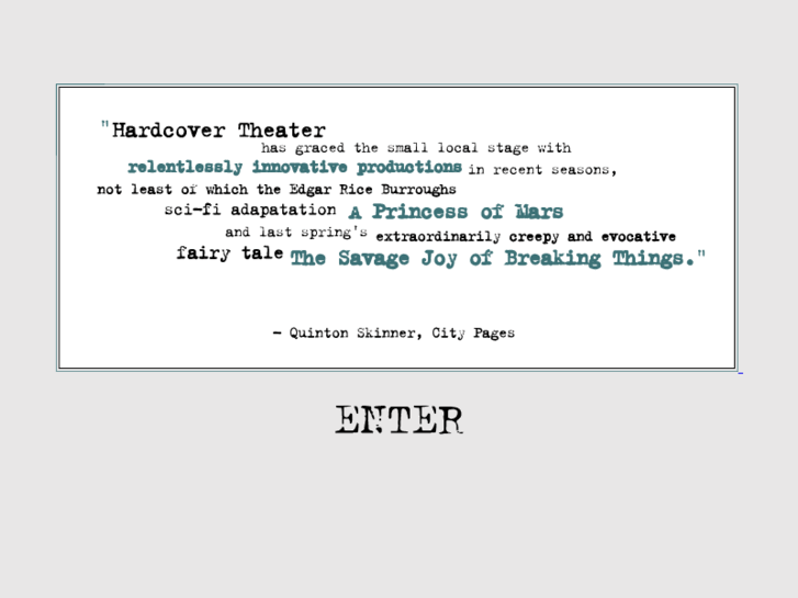 www.hardcovertheater.org