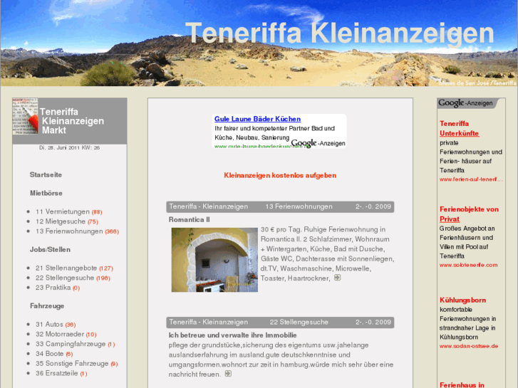 www.teneriffa-kleinanzeigen.com