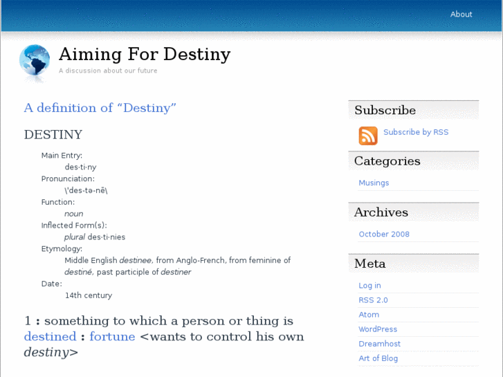 www.aimingfordestiny.com