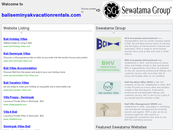 www.baliseminyakvacationrentals.com