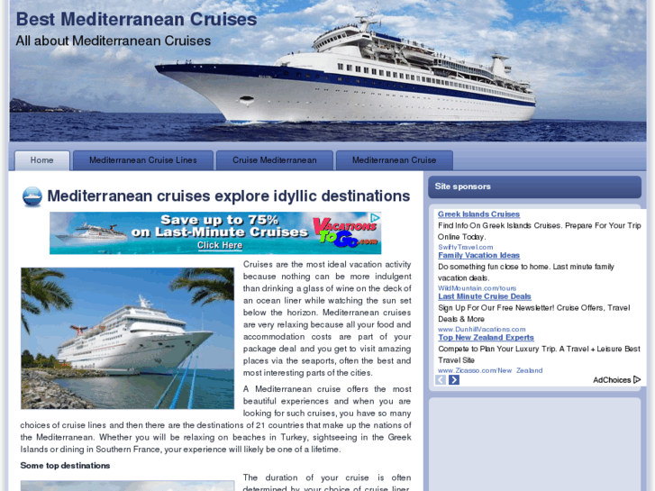 www.bestmediterraneancruises.net