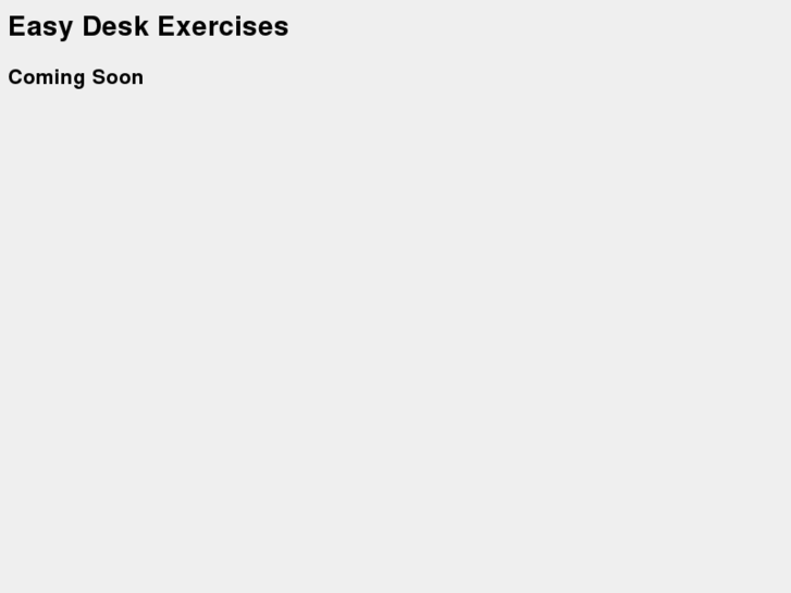 www.easydeskexercise.com