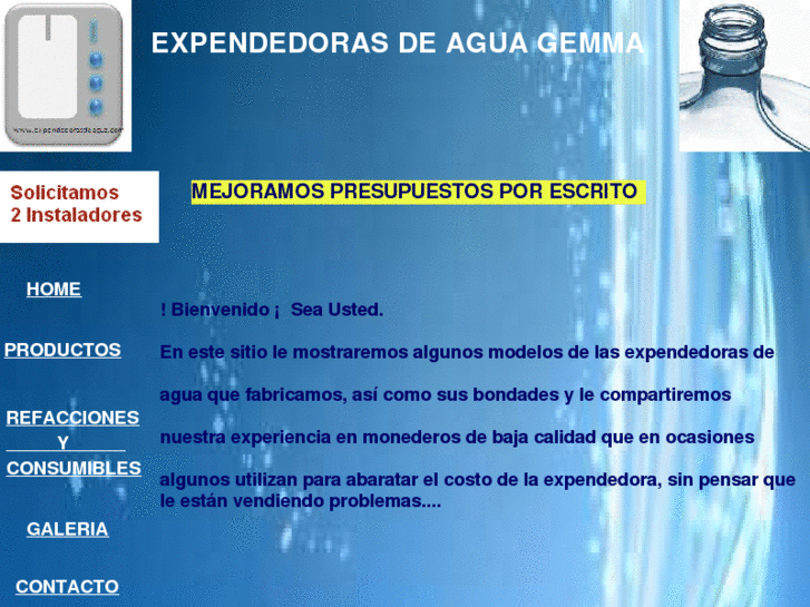 www.expendedorasdeagua.com