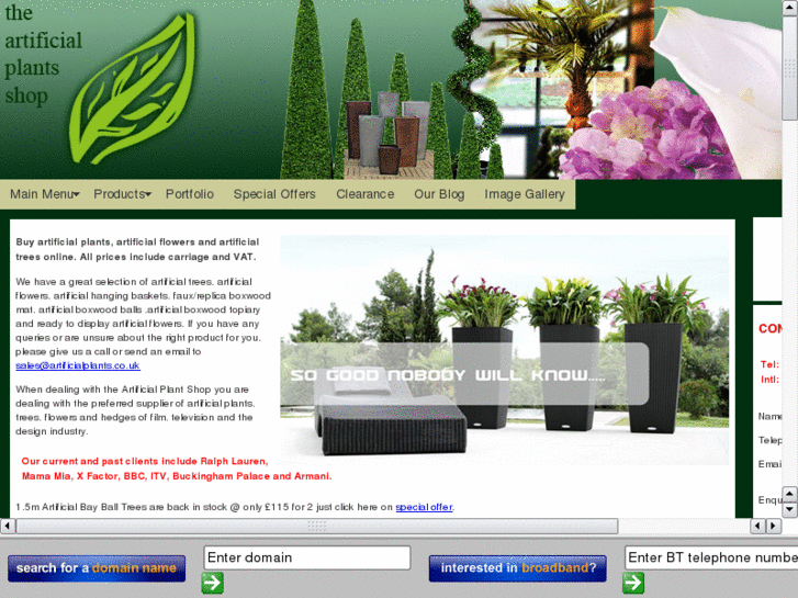 www.faketrees.net