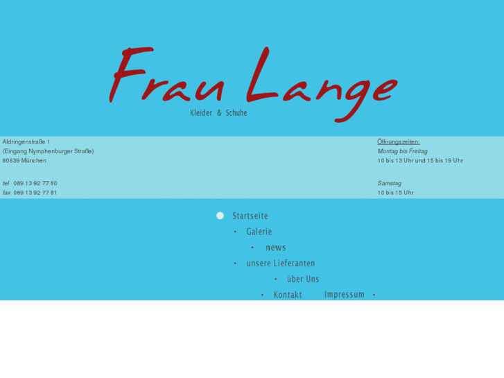 www.fraulange.com