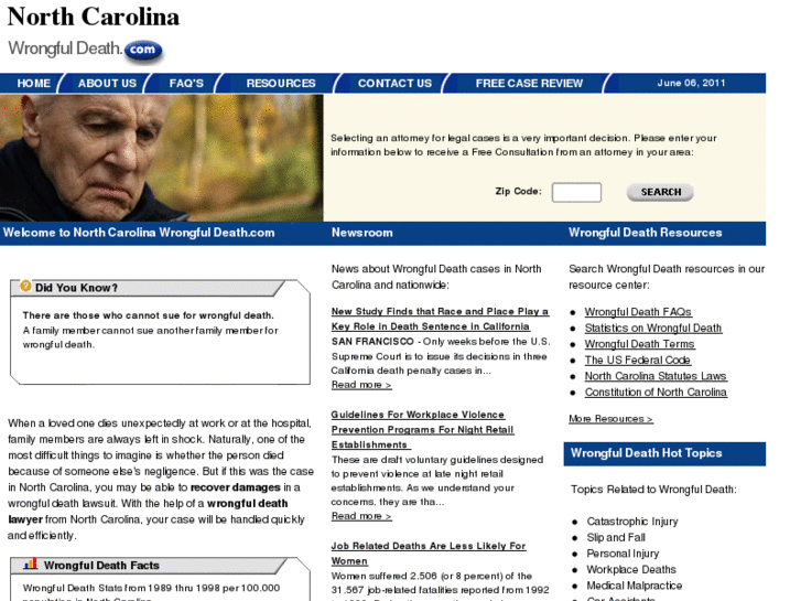 www.northcarolinawrongfuldeath.com