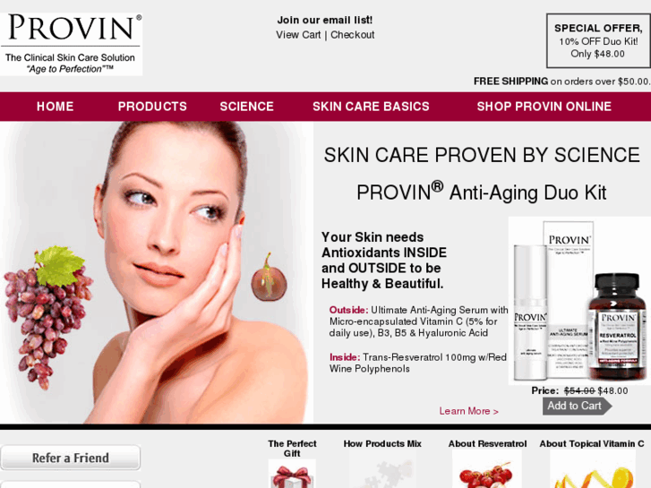 www.provinskincare.com