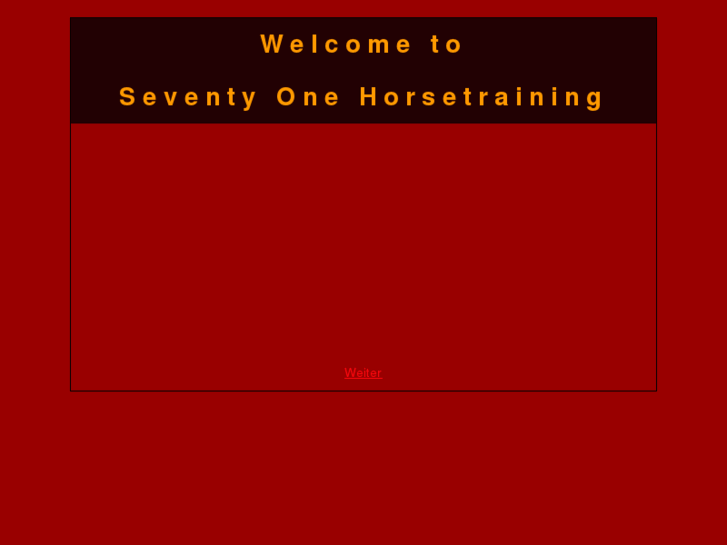 www.seventyonehorsetraining.com