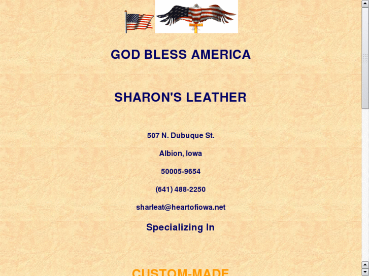 www.sharonsleather.com