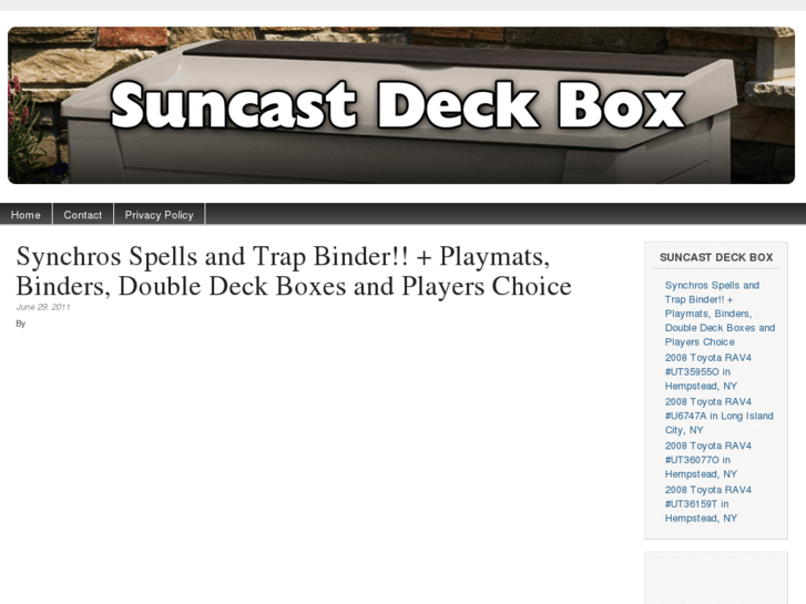 www.suncastdeckbox.net