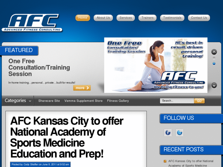 www.afcpersonaltrainerskc.com