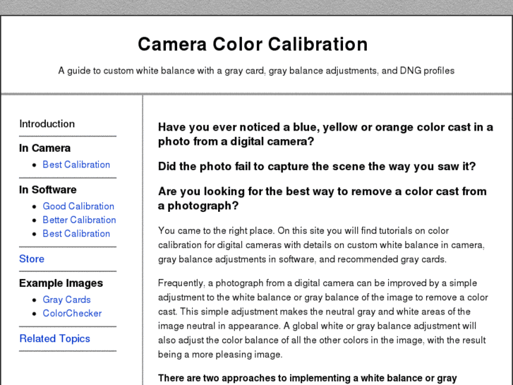 www.camera-color-calibration.com