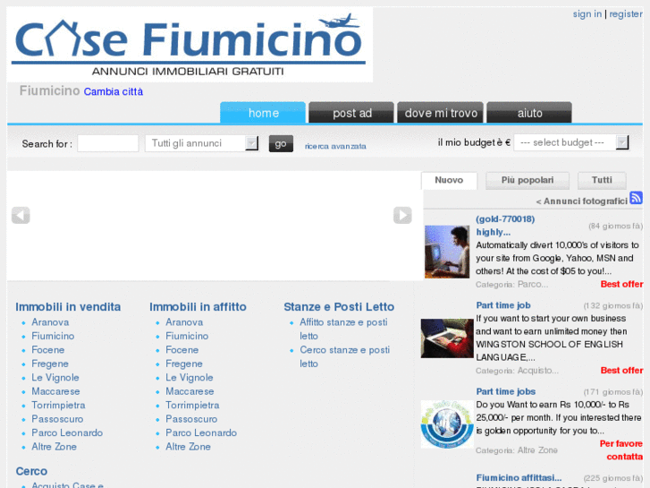 www.casefiumicino.com