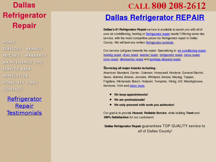 www.dallasrefrigeratorrepair.com