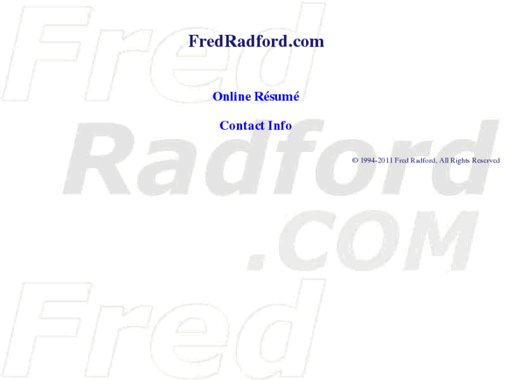 www.fredradford.com