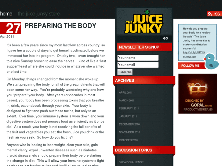 www.thejuicejunky.com