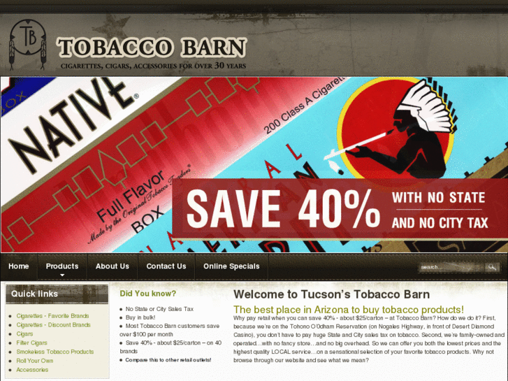 www.tobaccobarntucson.com