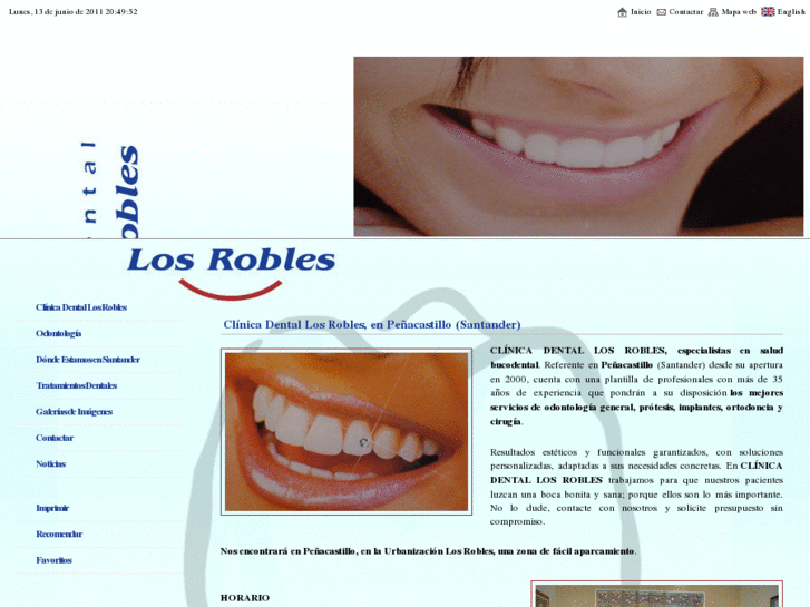 www.clinicadentallosrobles.es