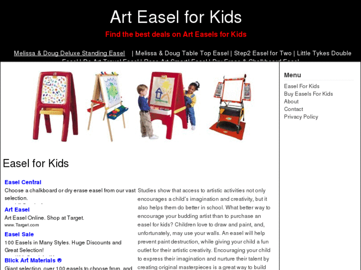 www.easelforkids.net