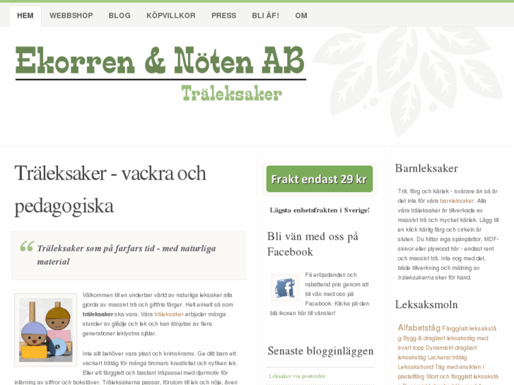 www.ekorrenochnoten.se